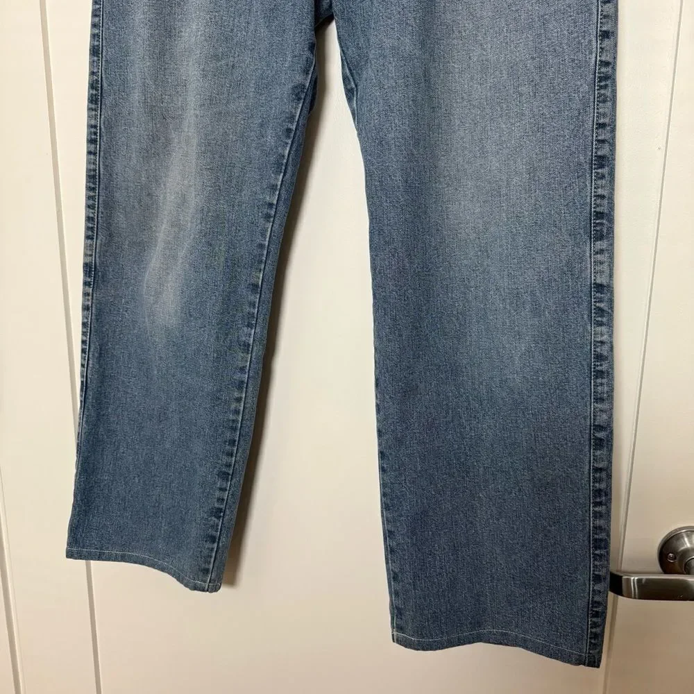 Ermenegildo Zegna Jeans Mens Sz 38 Blue Straight Designer Denim Made in Italy